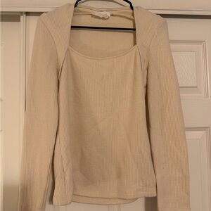 Anthropologie Square Neck Sweater